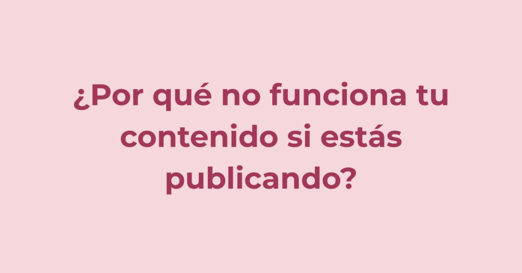 contenido que no funciona en rrss